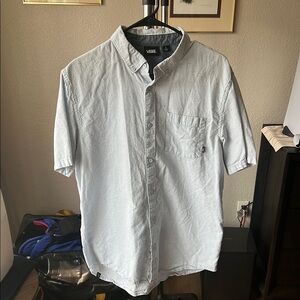 Vans Men's Light Blue Shirt